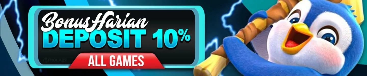 BONUS DEPOSIT HARIAN 10%